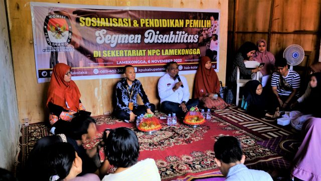 Kegiatan sosialisasi dan pendidikan pemilih pada disabilitas di Kabupaten Kolaka